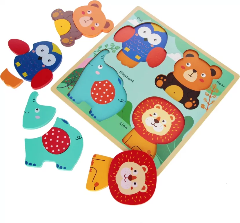Układanka edukacyjna Safari BAM BAM 30X30X2 - tantis.pl
