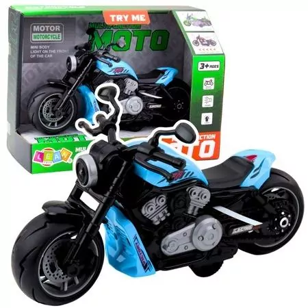 Motocykl na baterie niebieski - tantis.pl