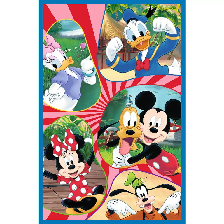 Puzzle 3x80 Ekipa Myszki Miki TREFL - tantis.pl