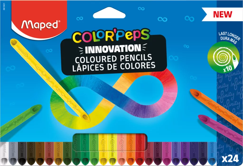 Maped. Kredki Infinity, 24 kolory - tantis.pl