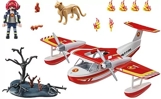 Playmobil 71463 Samolot straży pożarnej z funkcją gaszenia pożaru - tantis.pl