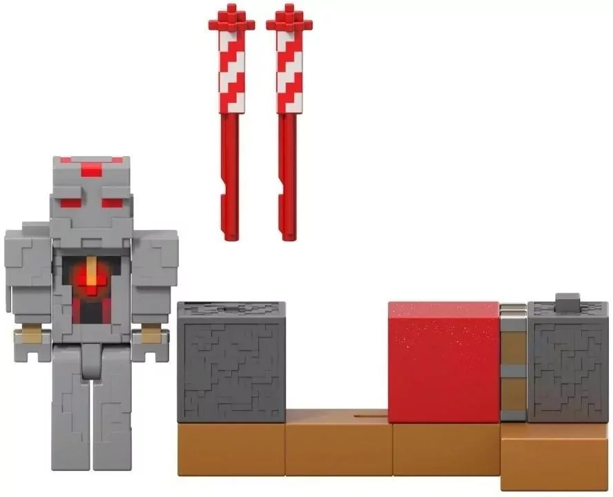 Minecraft Wyrzutnia fajerwerków + figurka Zestaw - tantis.pl