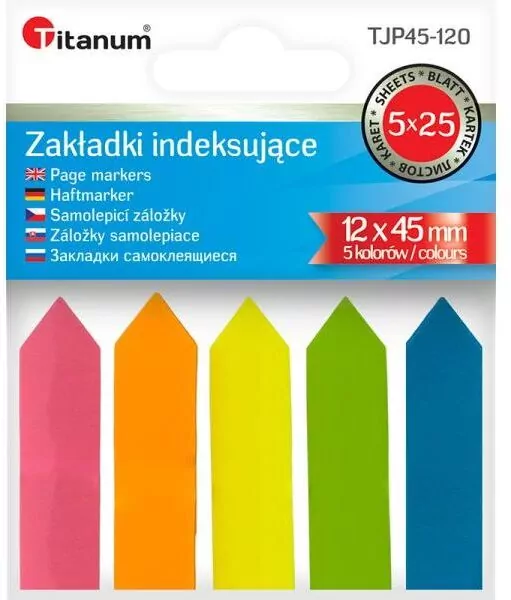 Zakładki indeksujące 12x45 - tantis.pl