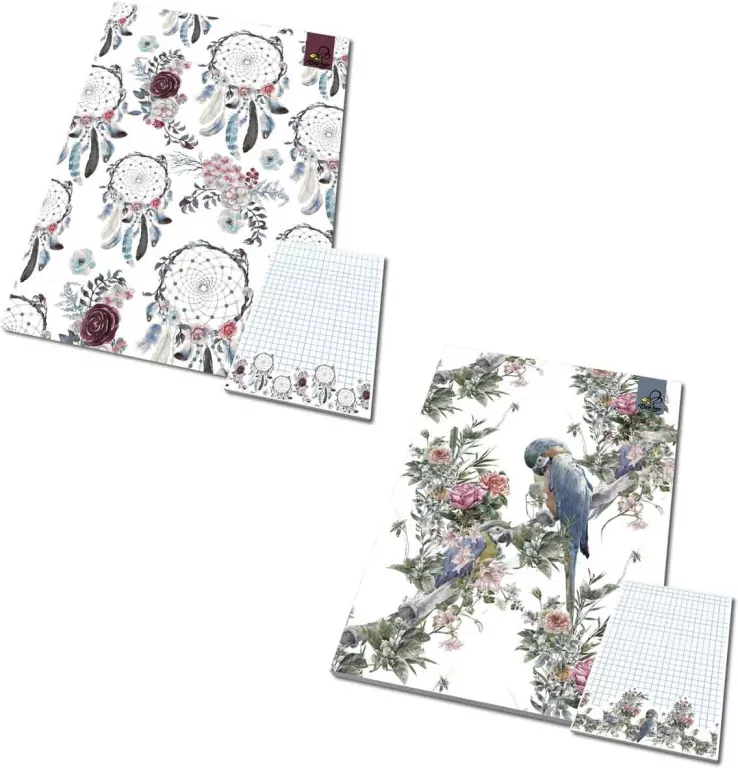 Notes A6 z poddrukiem Boho, 10 sztuk. 1 sztuka - tantis.pl