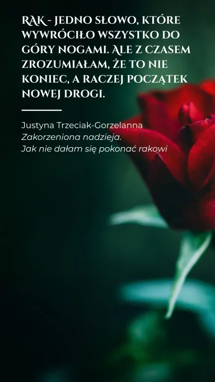 Zakorzeniona nadzieja. Jak nie dałam się pokonać rakowi - tantis.pl
