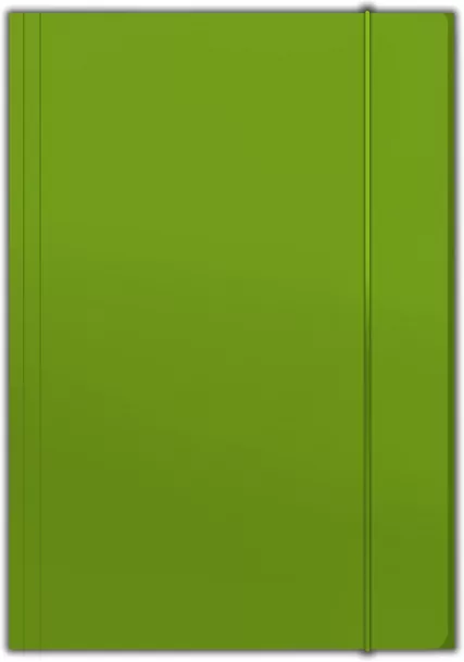 Teczka z gumką A4. Zielona - tantis.pl