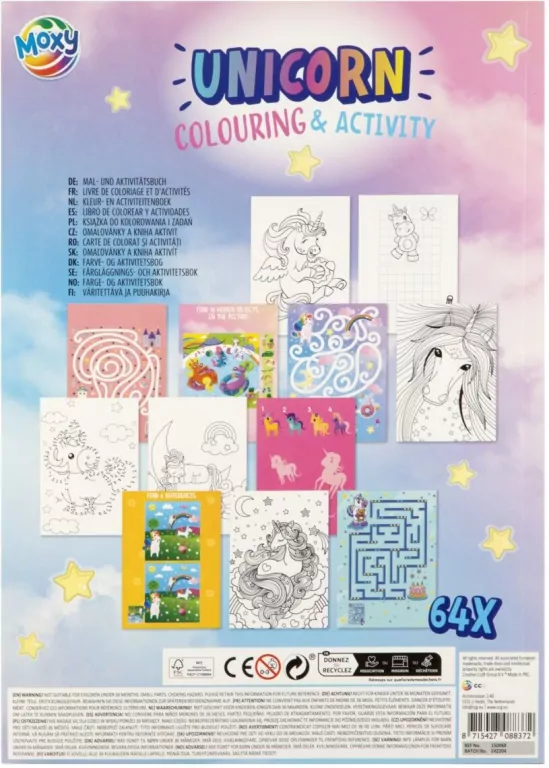 Zeszyt do kolorowania. Jednorożec - tantis.pl