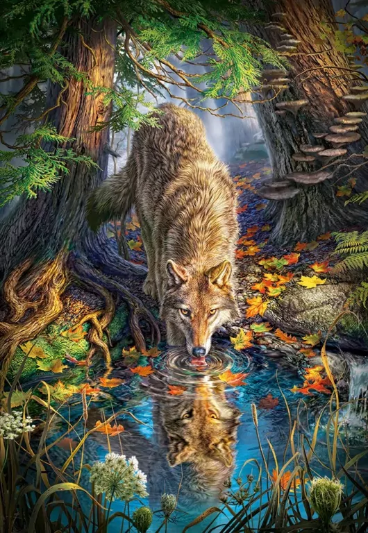 Puzzle 1500. Wolf in the wild - tantis.pl