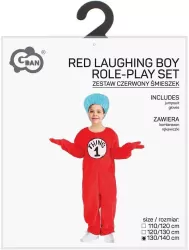 Strój dla dzieci czerwony śmieszek 130/140cm