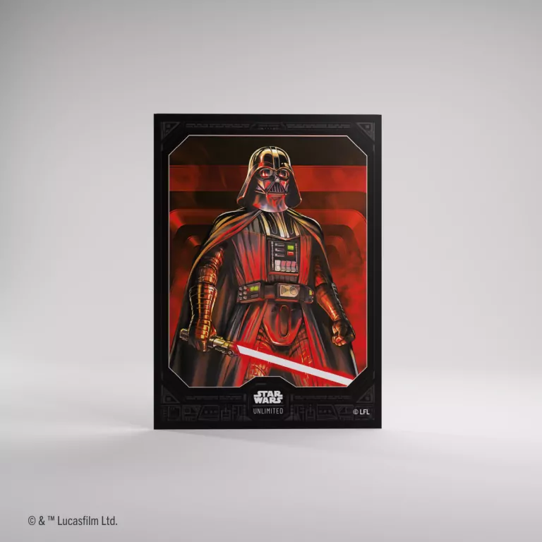 Gamegenic: Star Wars Unlimited Card Game - Premium Art Sleeves - Darth Vader Unstoppable - tantis.pl
