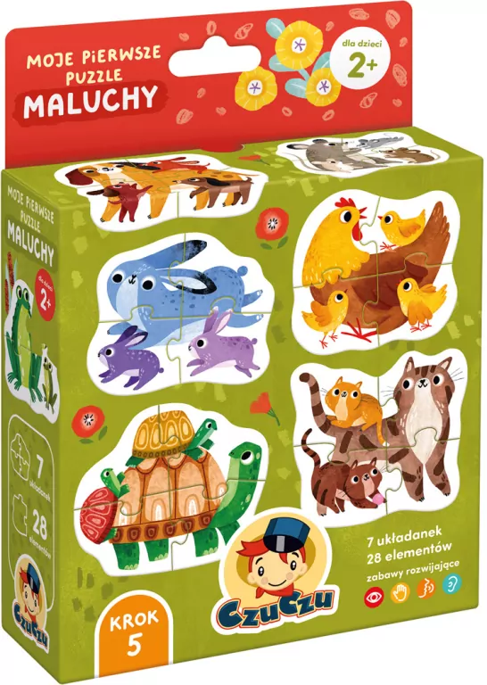 CzuCzu. Moje pierwsze puzzle. Maluchy 2+ - tantis.pl