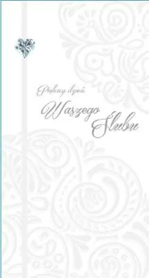 Karnet okolicznościowy. Ślub. Kukartka. Passion Cards