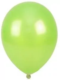 Balony metalizowane jasnozielone 25cm 100szt - tantis.pl