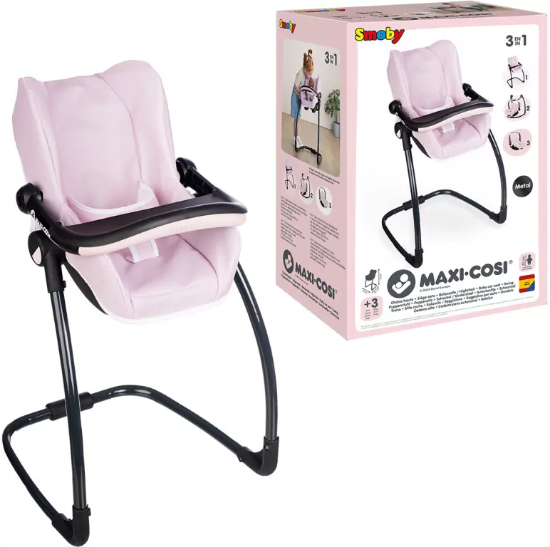 MC&Q Krzesełko 3w1 różowe - tantis.pl