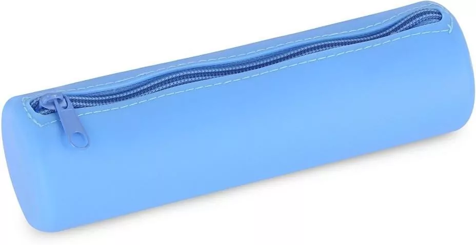 Piórnik silikonowy tuba niebieski EASY - tantis.pl