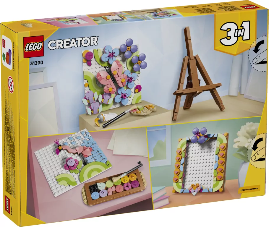 LEGO® Dekoracyjny obraz z kwiatami 31390 - tantis.pl