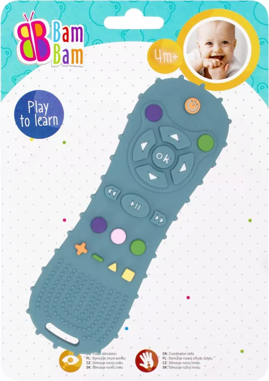 BAM BAM Gryzak dla dzieci Pilot TV 541616 - tantis.pl