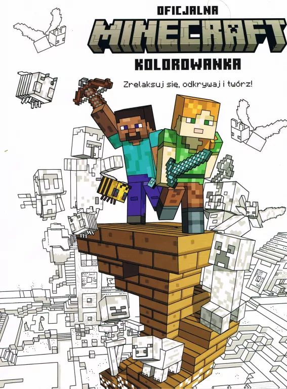 Minecraft. Oficjalna kolorowanka - tantis.pl