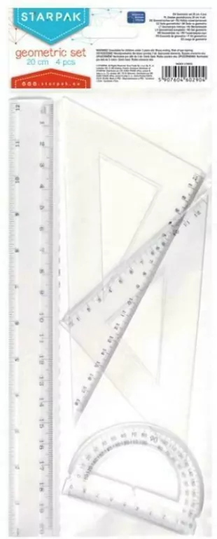 Zestaw geometryczny 4 elementy 20cm - tantis.pl