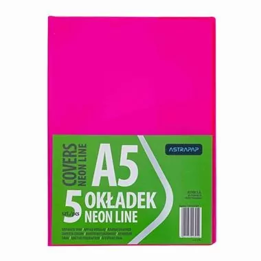 Okładka A5 Neon Line nieregulowana  ASTRA - tantis.pl