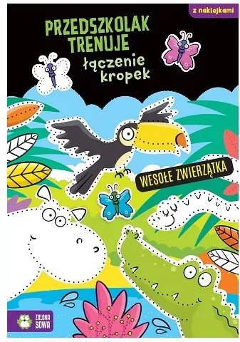 Wesołe zwierzątka. Przedszkolak trenuje łączenie kropek - tantis.pl