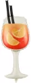 Balon foliowy Drink 34x100cm - tantis.pl