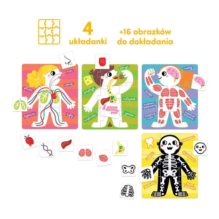 CzuCzu. Puzzle Moje ciało. 3+ - tantis.pl