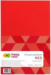 Arkusze piankowe A4 czerwone