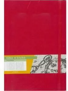 Notes B5 kratka. Impresja. Czerwony - tantis.pl