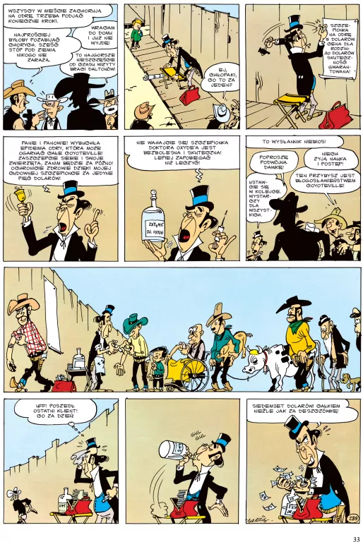 Eliksir doktora Doxeya. Lucky Luke. Tom 7 - tantis.pl