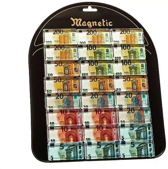 Magnes szklany - waluta euro - tantis.pl