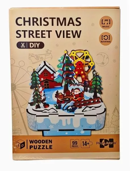 Puzzle drewniane 99el - tantis.pl