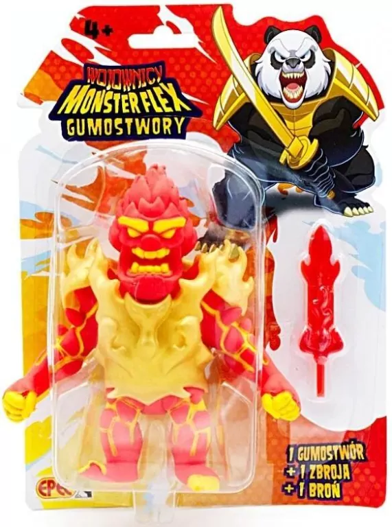 Figurka Gumostwory Wojownicy Demon Ognia z ognistym mieczem - tantis.pl