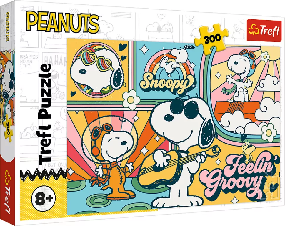 Puzzle 300 Zabawny świat Fistaszków TREFL - tantis.pl