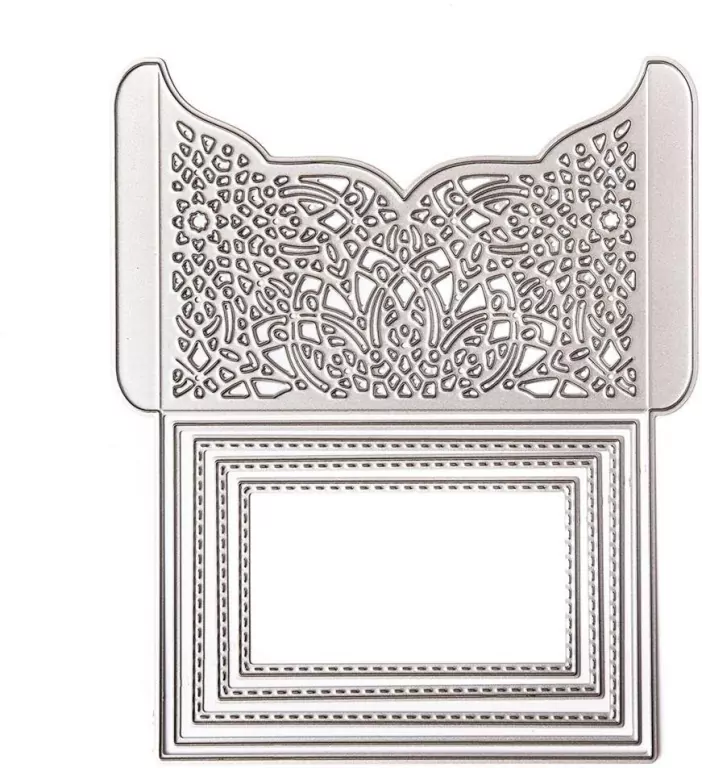 Wykrojnik - Składane zaproszenie 12,1cm x 14,4cm - tantis.pl
