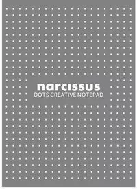 Blok A4/60K Narcisuss kropki szary - tantis.pl