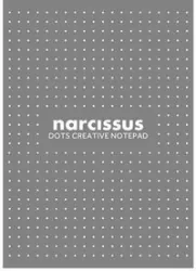 Blok A4/60K Narcisuss kropki szary