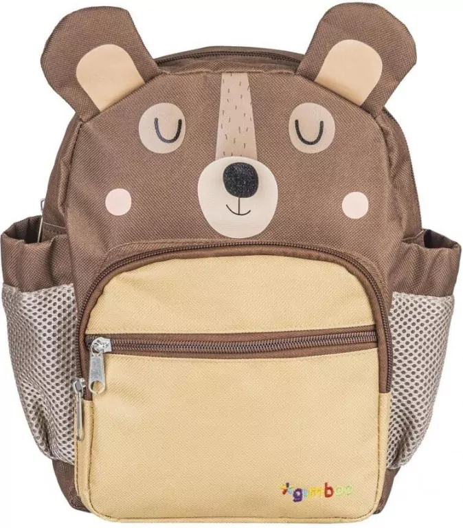 Plecak 3-komorowy Sweet Animals miś brązowy - tantis.pl