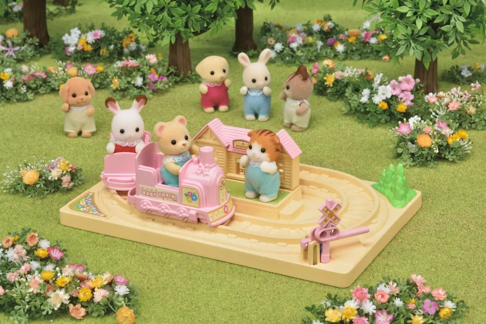 Przedszkolna lokomotywa. Sylvanian Families - tantis.pl