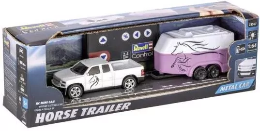 REVELL 23567 Samochód na radio Pickup z przyczepą do przewozu koni - tantis.pl