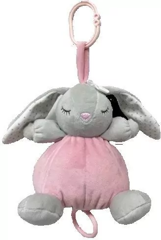 Pozytywka króliczek szary 18cm - tantis.pl