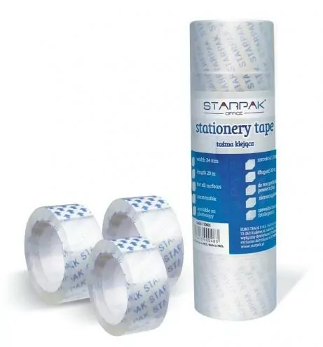 Taśma klejąca 24mmx20m 6 sztuk - tantis.pl