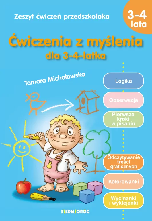 Ćwiczenia z myślenia dla 3-4-latka - tantis.pl