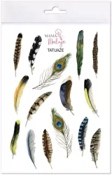 Tatuaże zmywalne Pióra