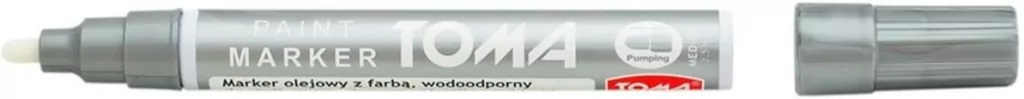 Marker olejowy TOMA srebrny p12 (cena za 1szt) - tantis.pl