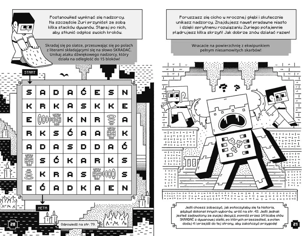 Minecraft. Na tropie zagadek. Wyzwanie nadzorcy - tantis.pl