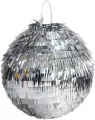 Piniata Kula disco srebrna 25x25x25cm - tantis.pl
