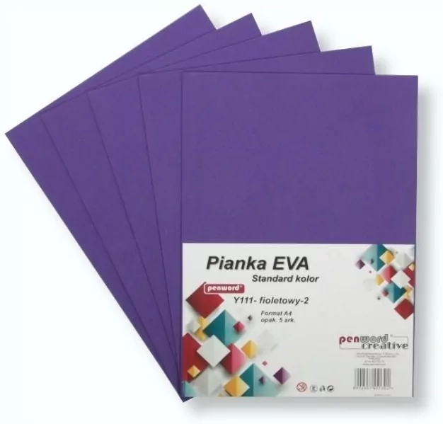 Pianka standard A4 Eva fioletowa - tantis.pl