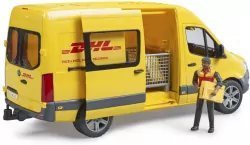 Mercedes Sprinter DHL z figurką i akcesoriami