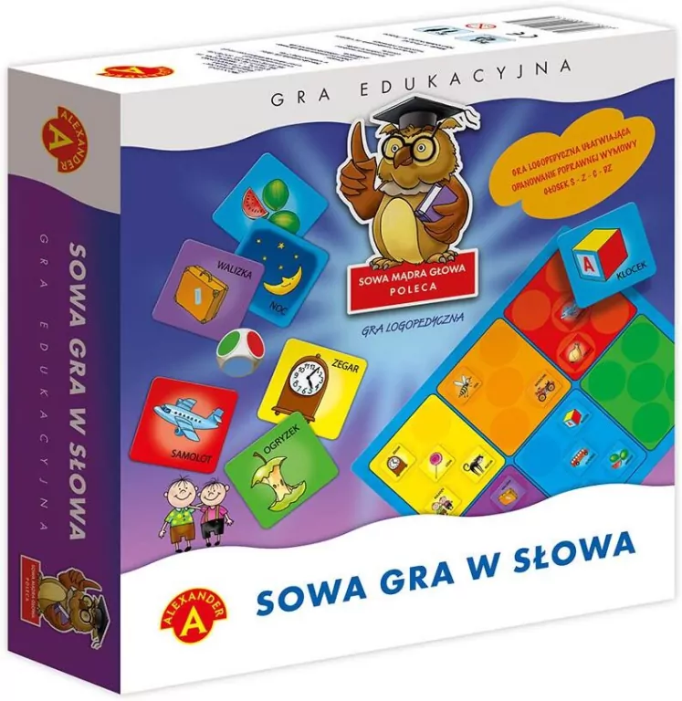 Sowa gra w słowa. Gra edukacyjna - tantis.pl